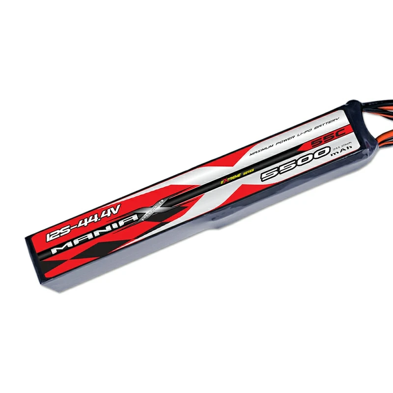 12S-44.4V 5500mAh 55C اسٹک لیپو بیٹری