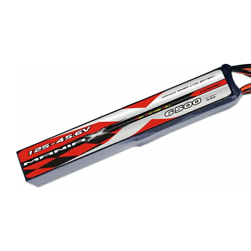 12S-45.6V 6500mAh 100C -- اسٹک لیپو بیٹری