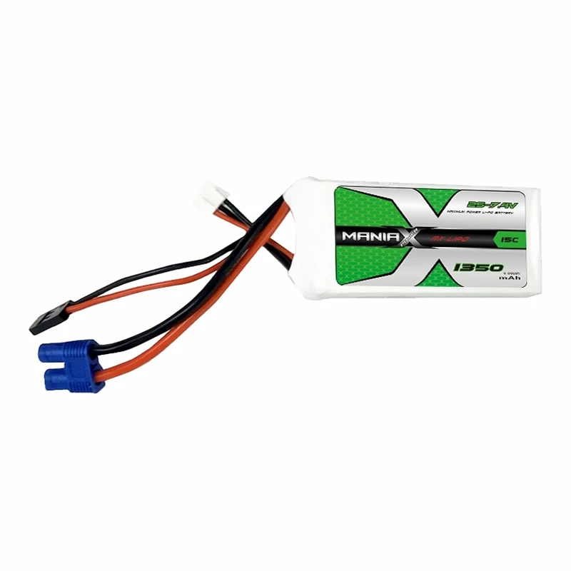 2S-7.4V 1350mAh 15C RX Lipo بیٹری