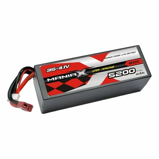 3S-11.1V 5200mAh 60C ہارڈ کیس ریسنگ کار بیٹری