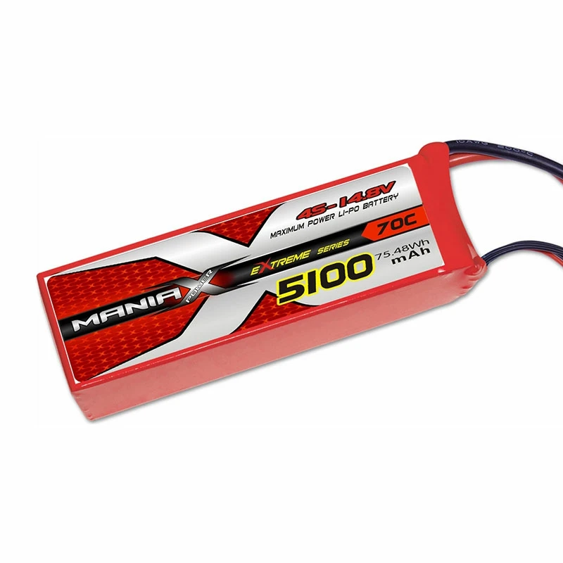 4S-14.8V 5100mAh 70C Lipo بیٹری