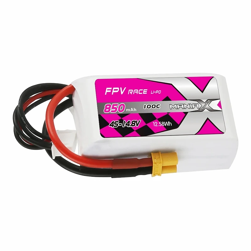 4S-14.8V 850mAh 100C FPV ریسنگ Lipo بیٹری