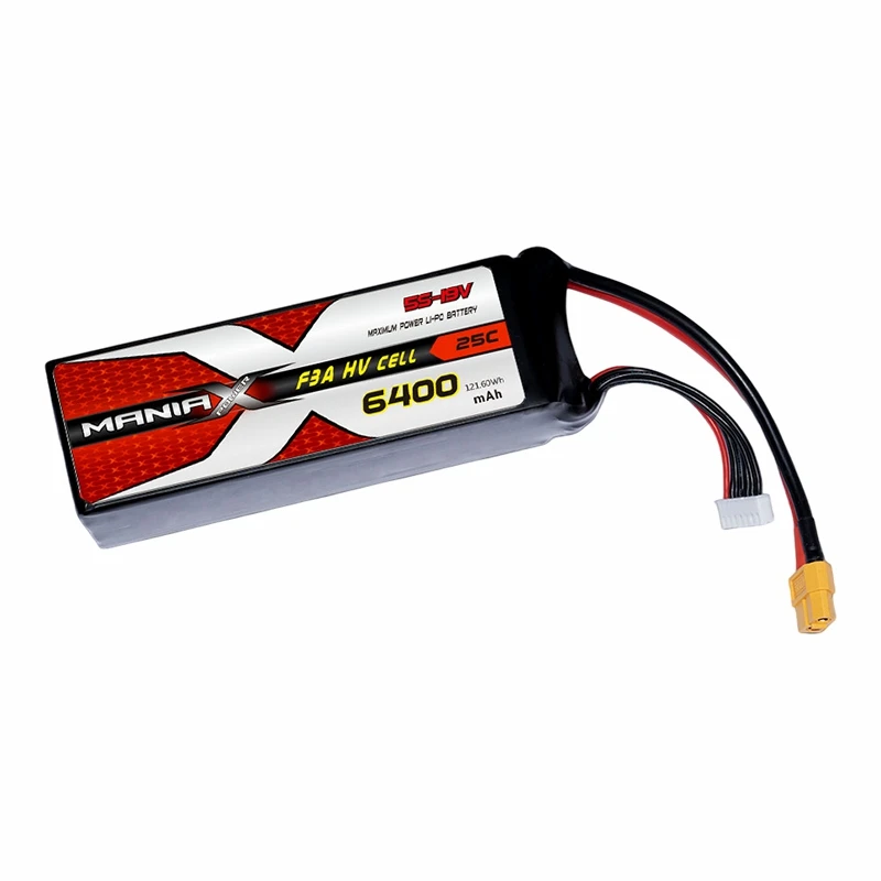HV سیل 5S-19V 6400mAH 25C Lipo بیٹری